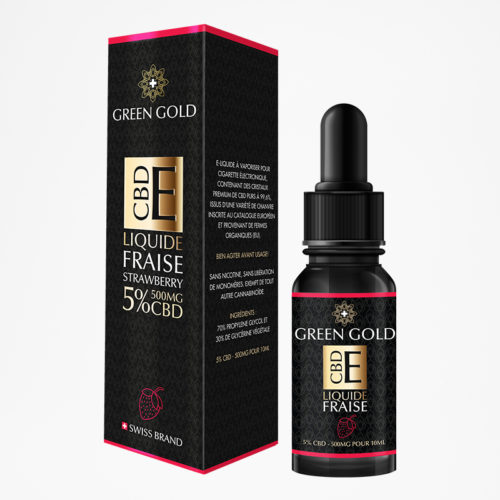 E-Liquide Fraise CBD | Green Gold
