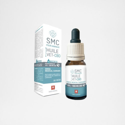 Huile Vet CBD 10% sans THC pour Animaux  | SMC Laboratories