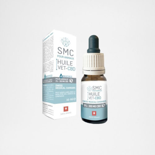 Huile Vet CBD 3% sans THC pour Animaux | SMC Laboratories